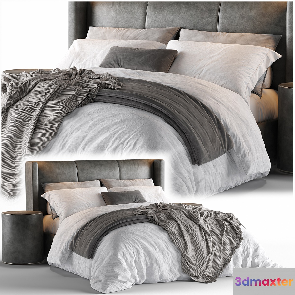 RH Lawson (Queen Bed) 3D Max