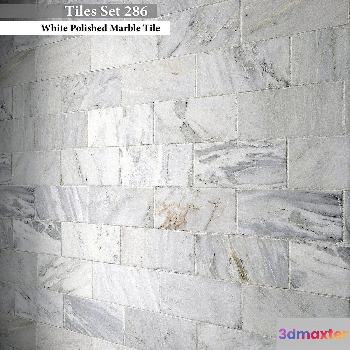 Tiles set 286 3D Max
