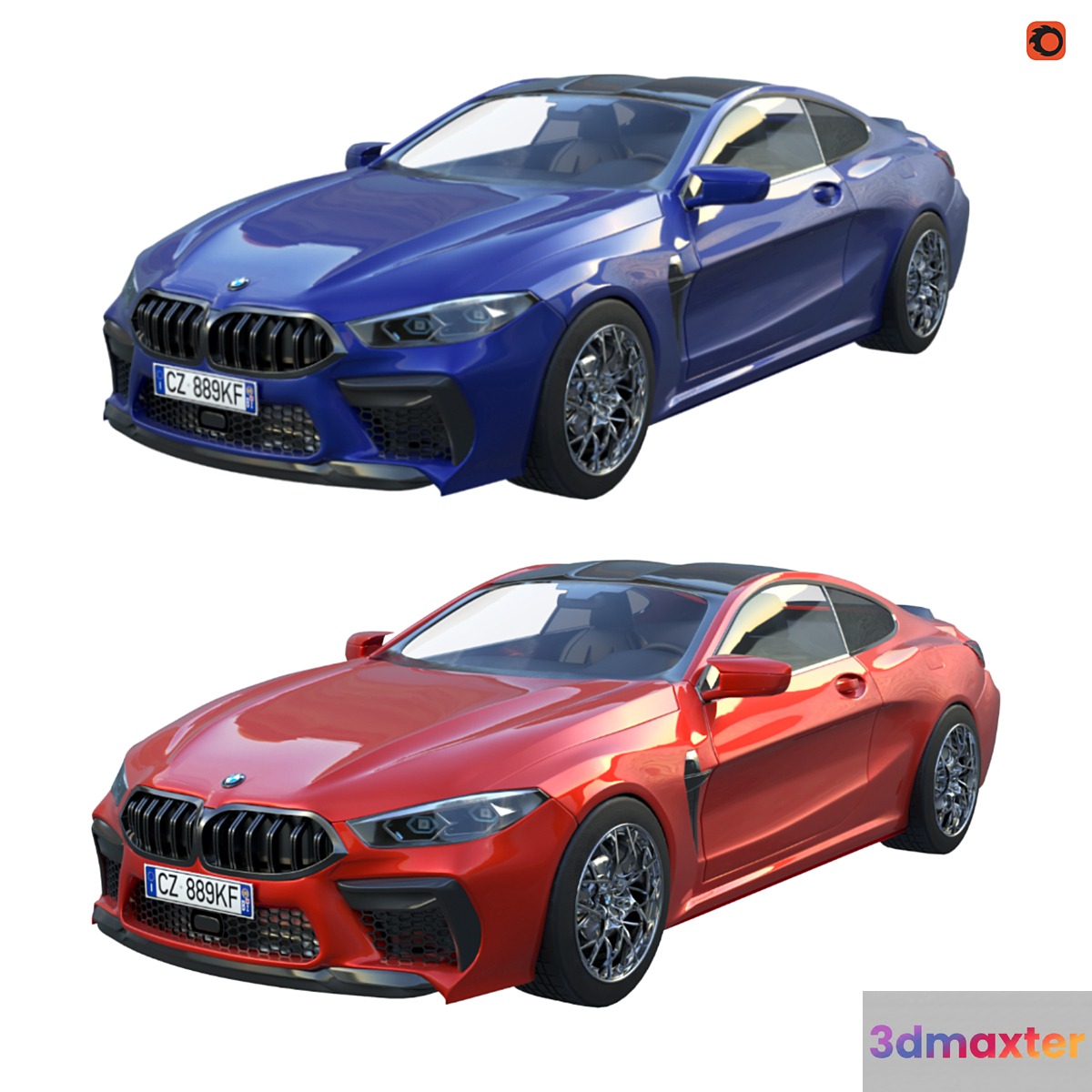BMW M8 2019 3D Max