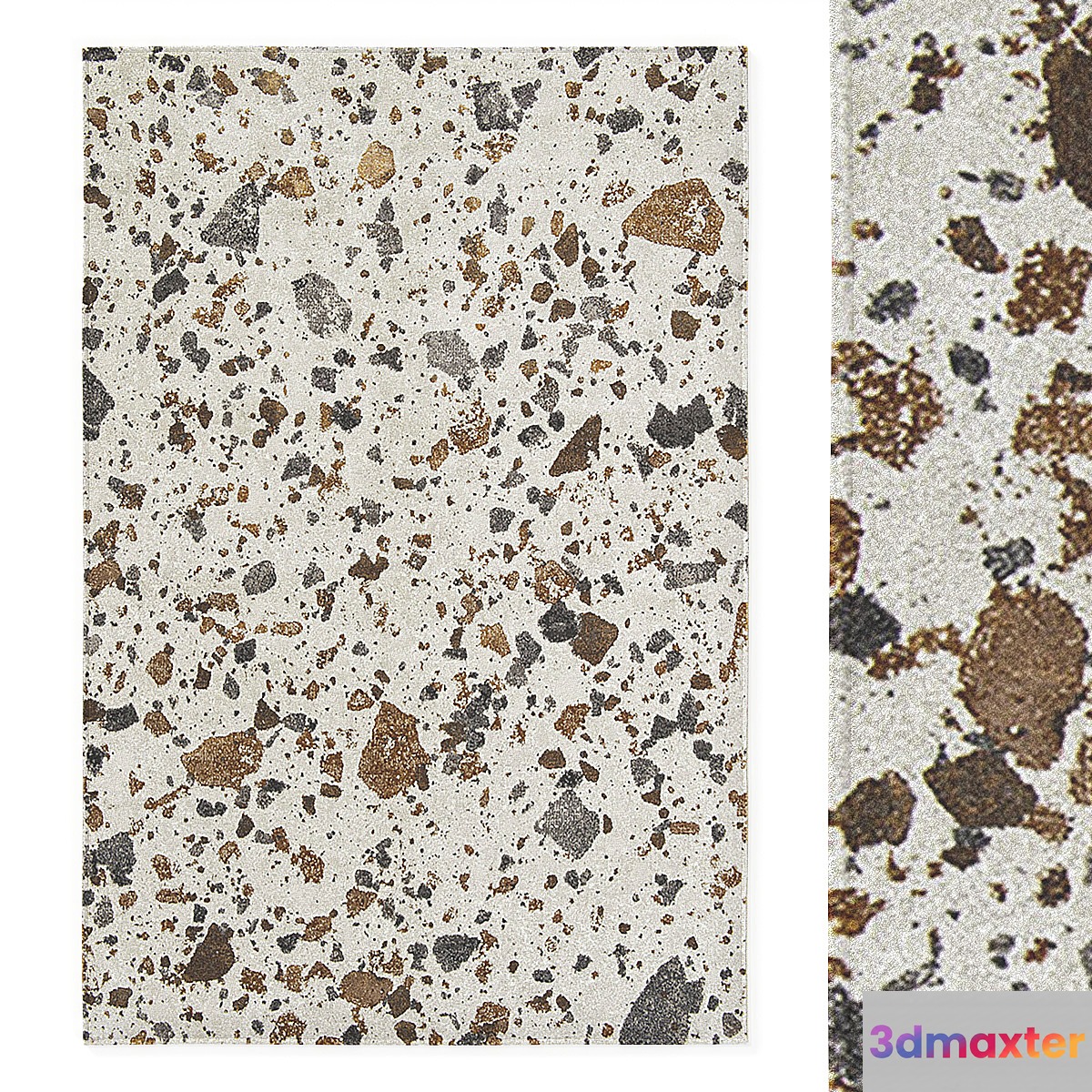 Carpet Calligaris Terrazzo (2 sizes). 3D Max