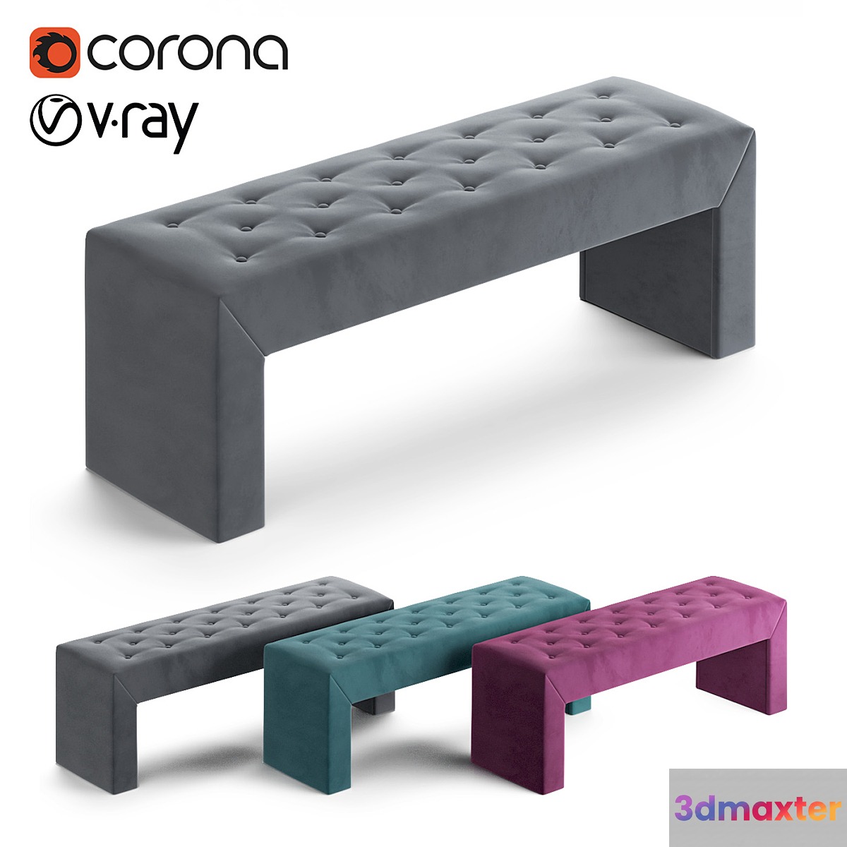Bench Askona Enigma 3D Max