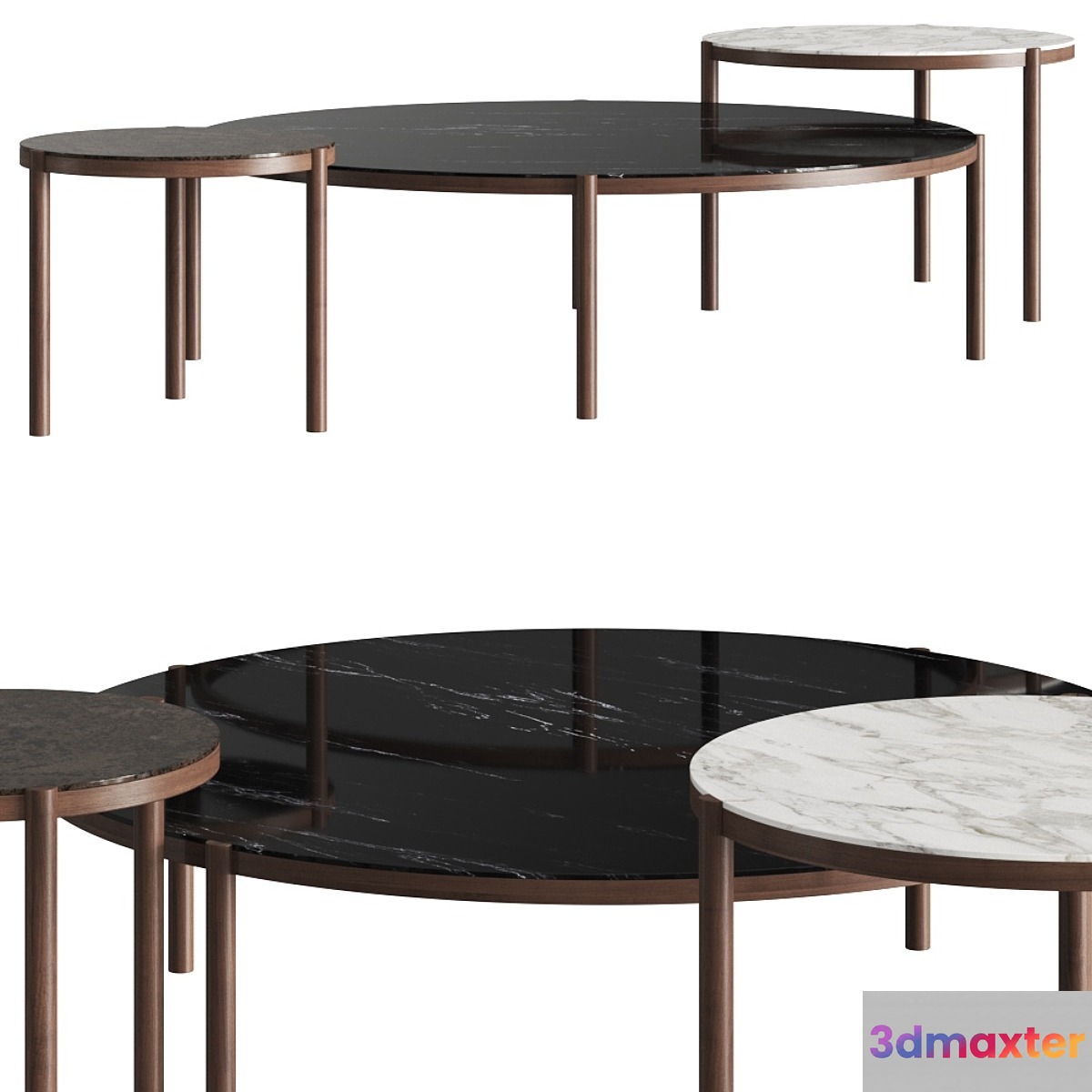 Flexform Gustav Coffee Tables 3D Max