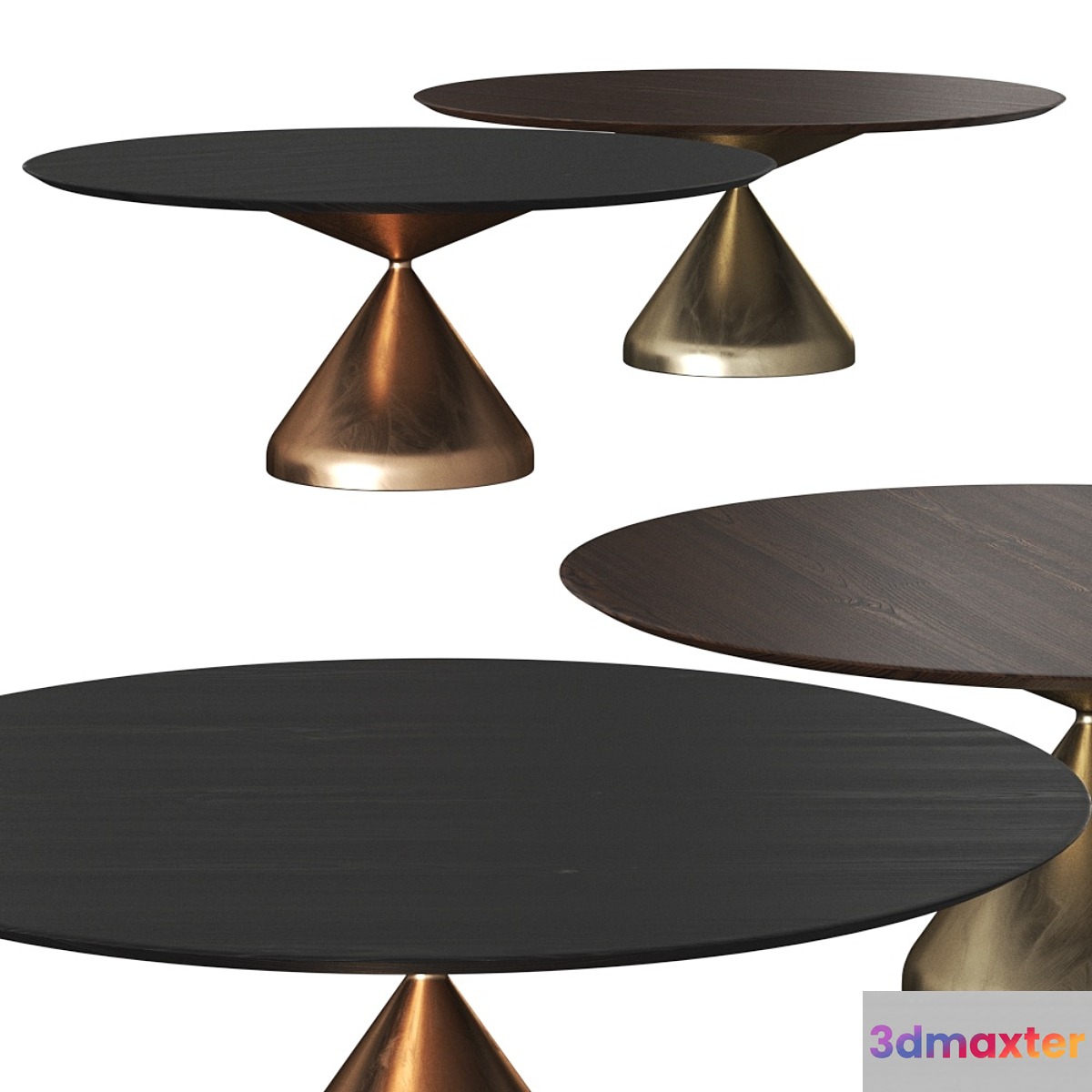 Time & Style Drop Casting Dining Tables 3D Max