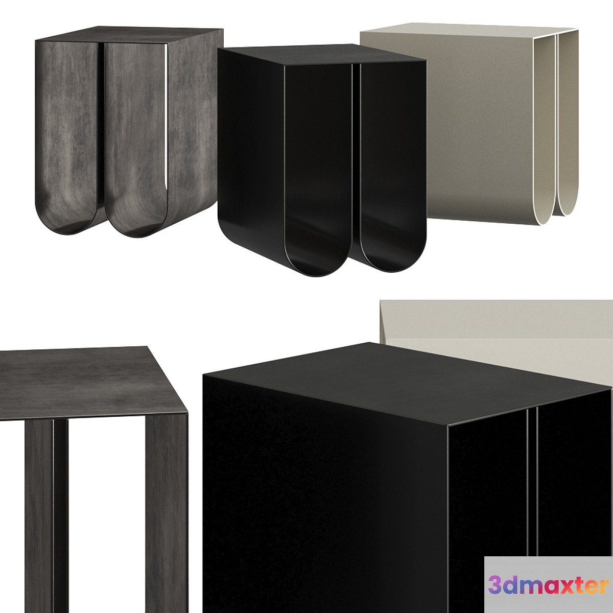 Kristina Dam Studio Curved Coffee Tables - No.2