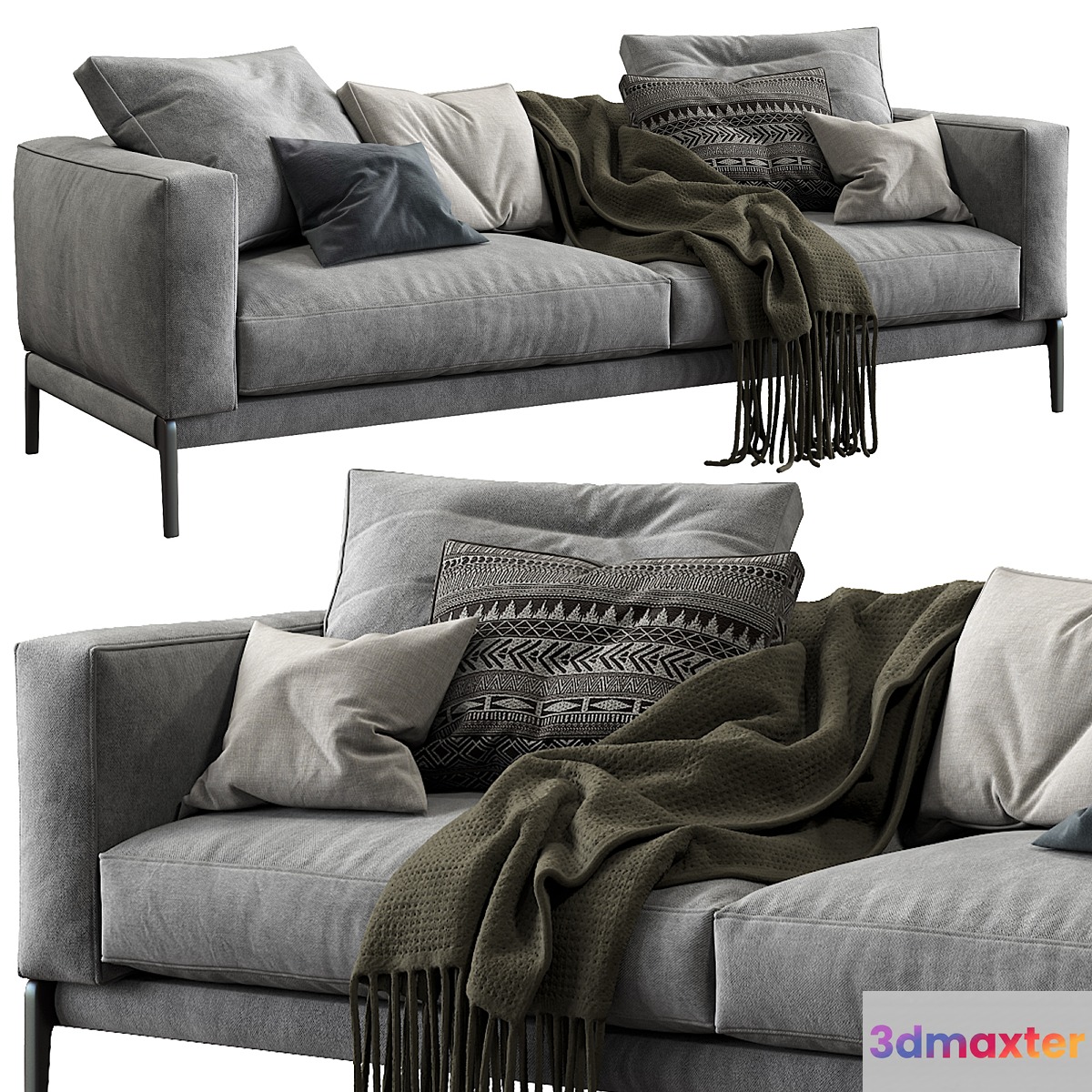 Flexform Sofa Romeo 3D Max