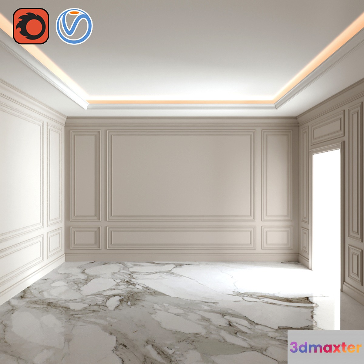 Decorative molding_17 3D Max