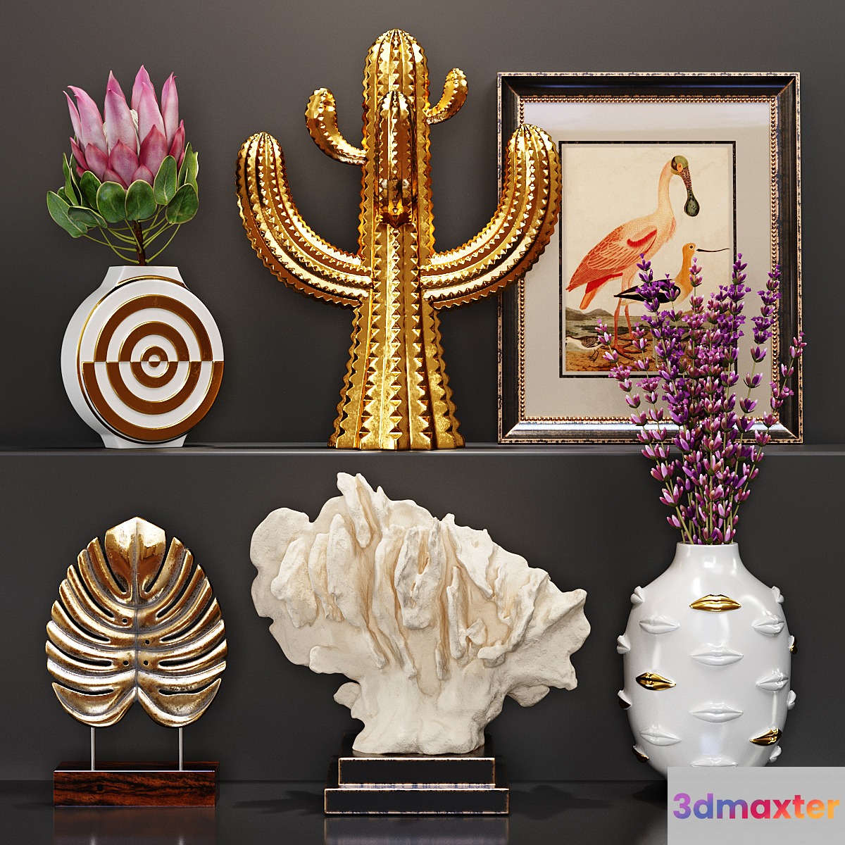 Decor Set 90 3D Max