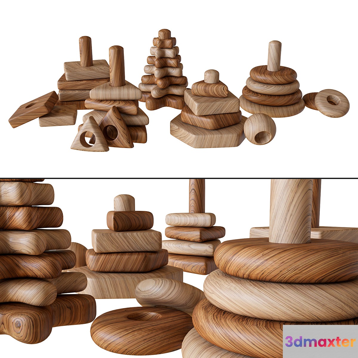 Childrens toy pyramid