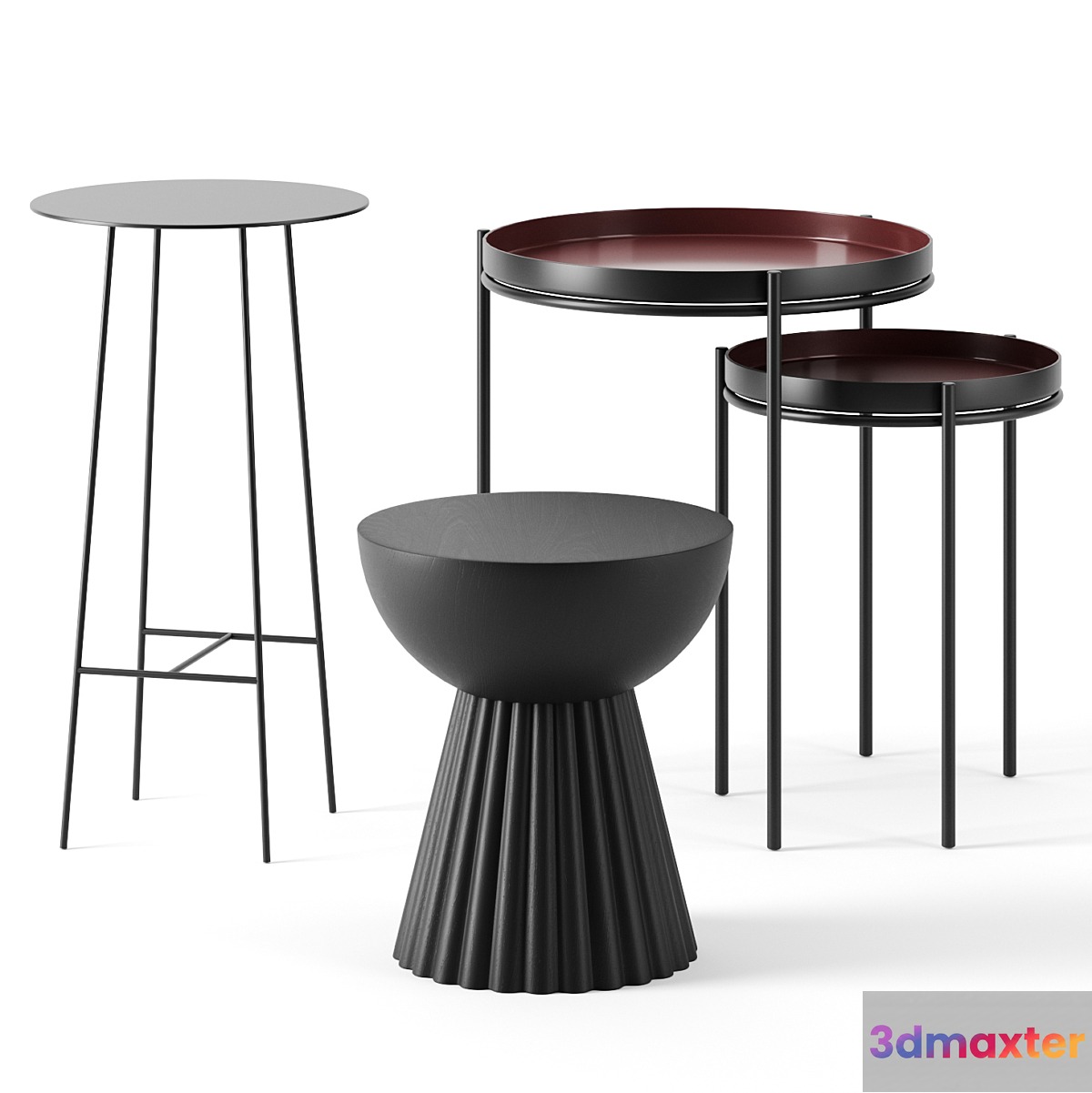 Side tables by La Redoute 3D Max