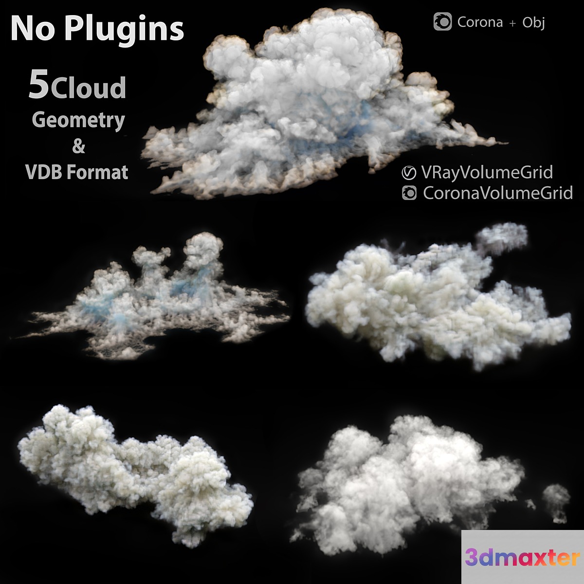 clouds - 3D Volumetric cloud 3D Max