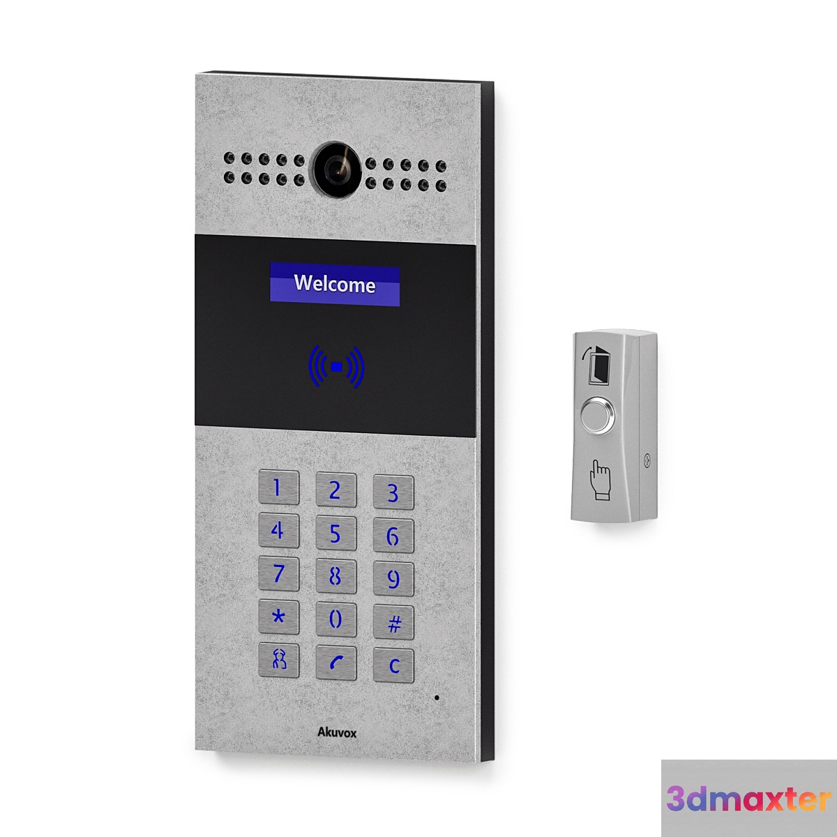 On-door speakerphone Akuvox R27 and exit button Slinex DR-02 - No.3