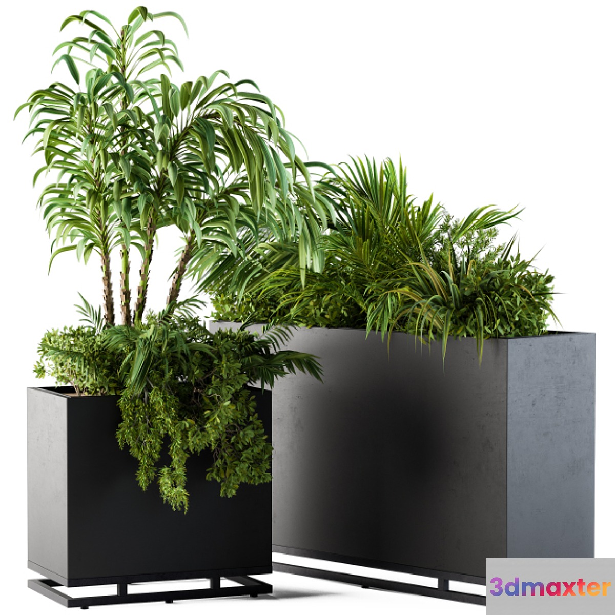 Plant box metal compact04