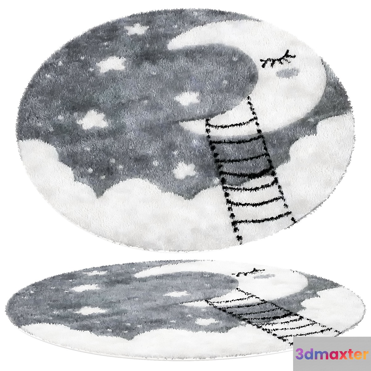 Round rug 02 3D Max