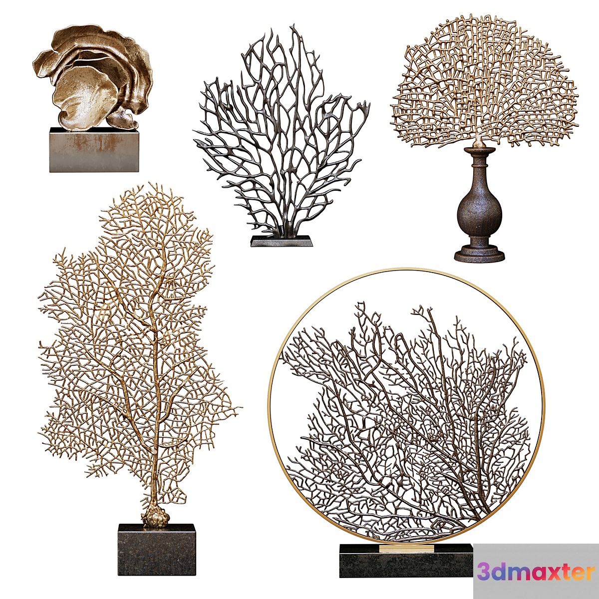Coral set 3 3D Max