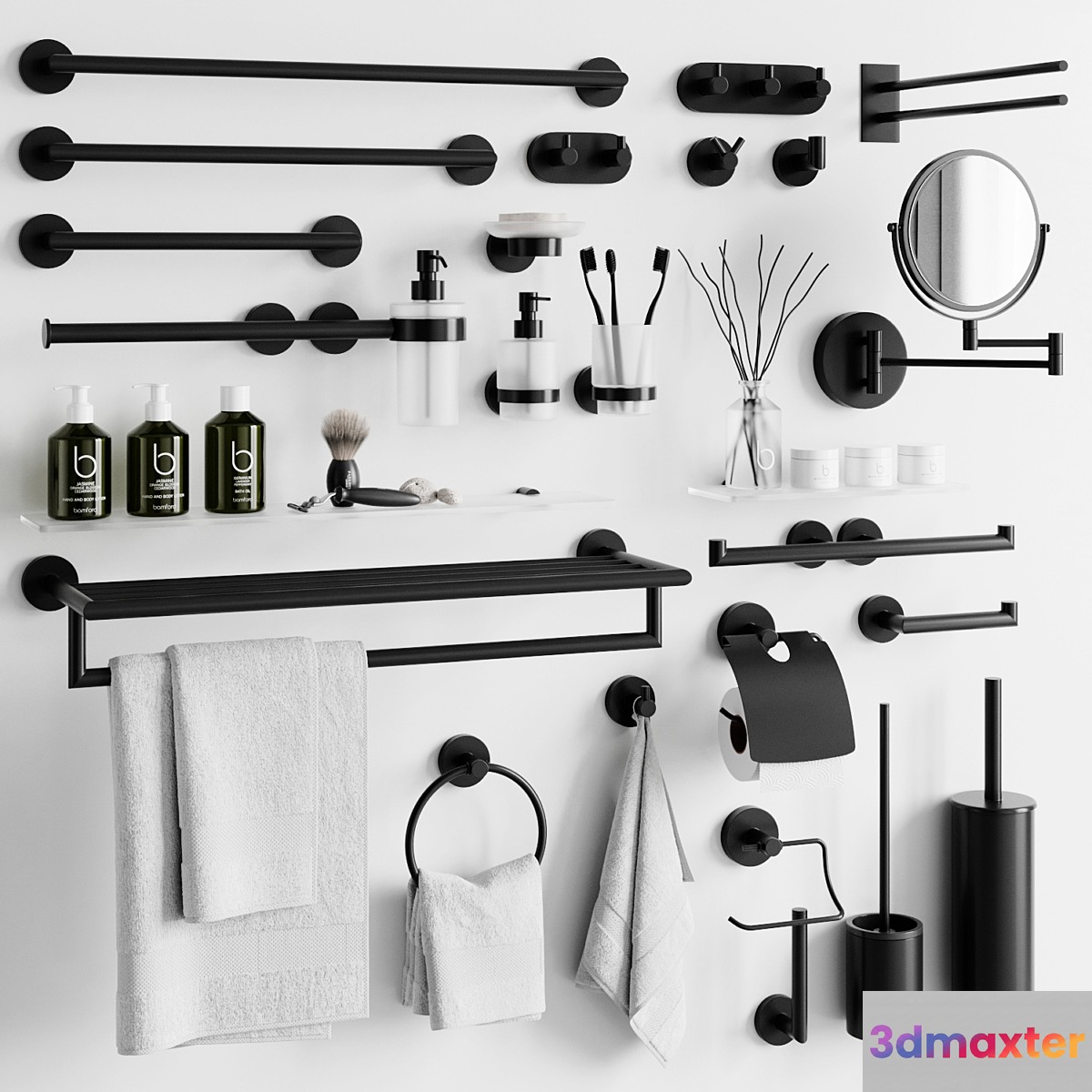 Bemeta DARK Accessories 3D Max