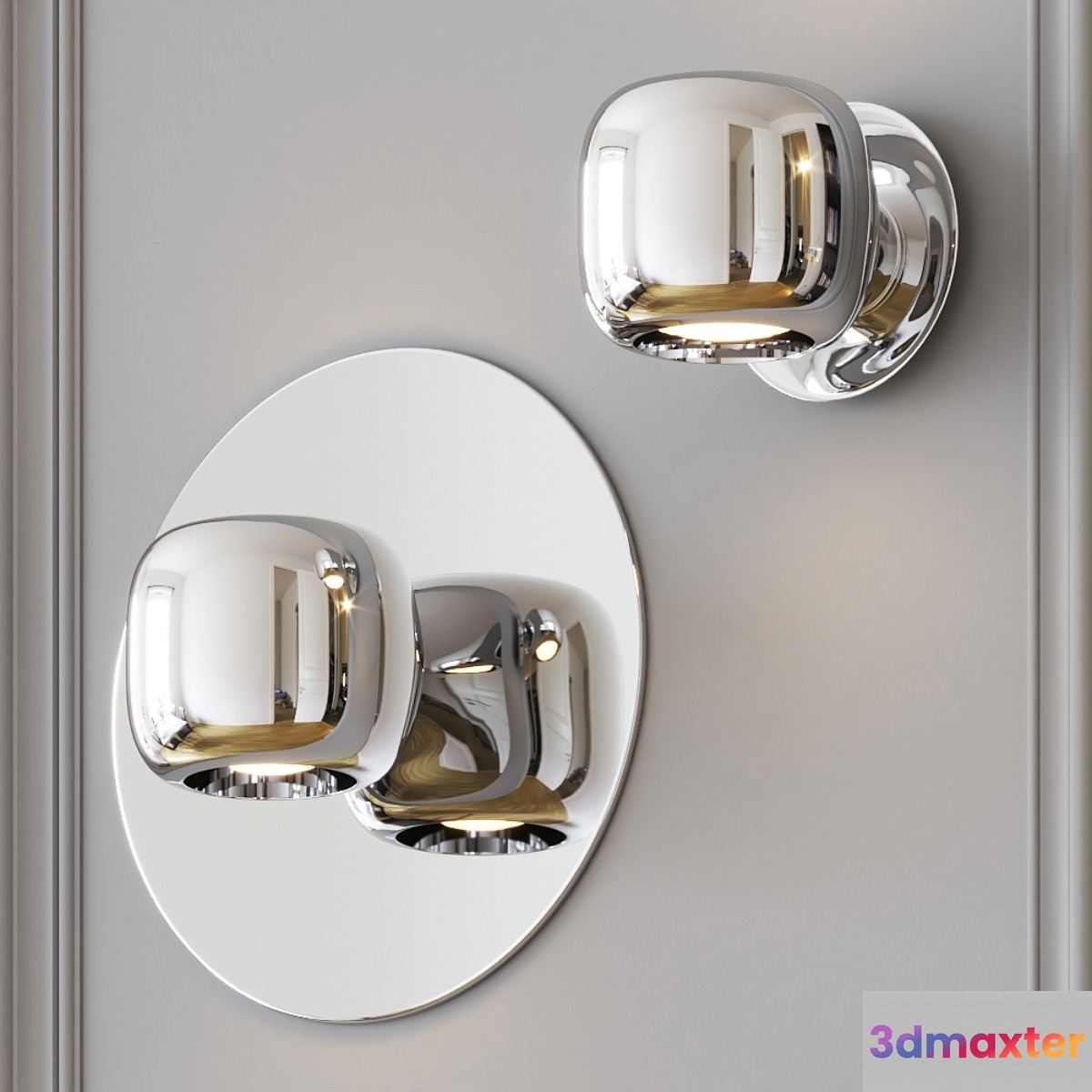 WALL SYSTEM UP _ DOWN By Flos 3D Max