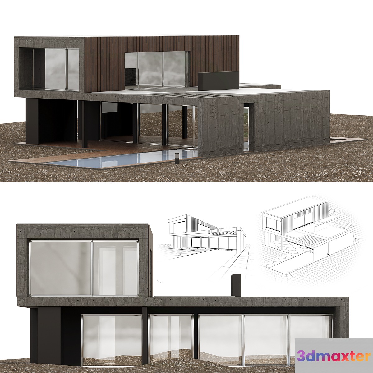 Build h_001 3D Max