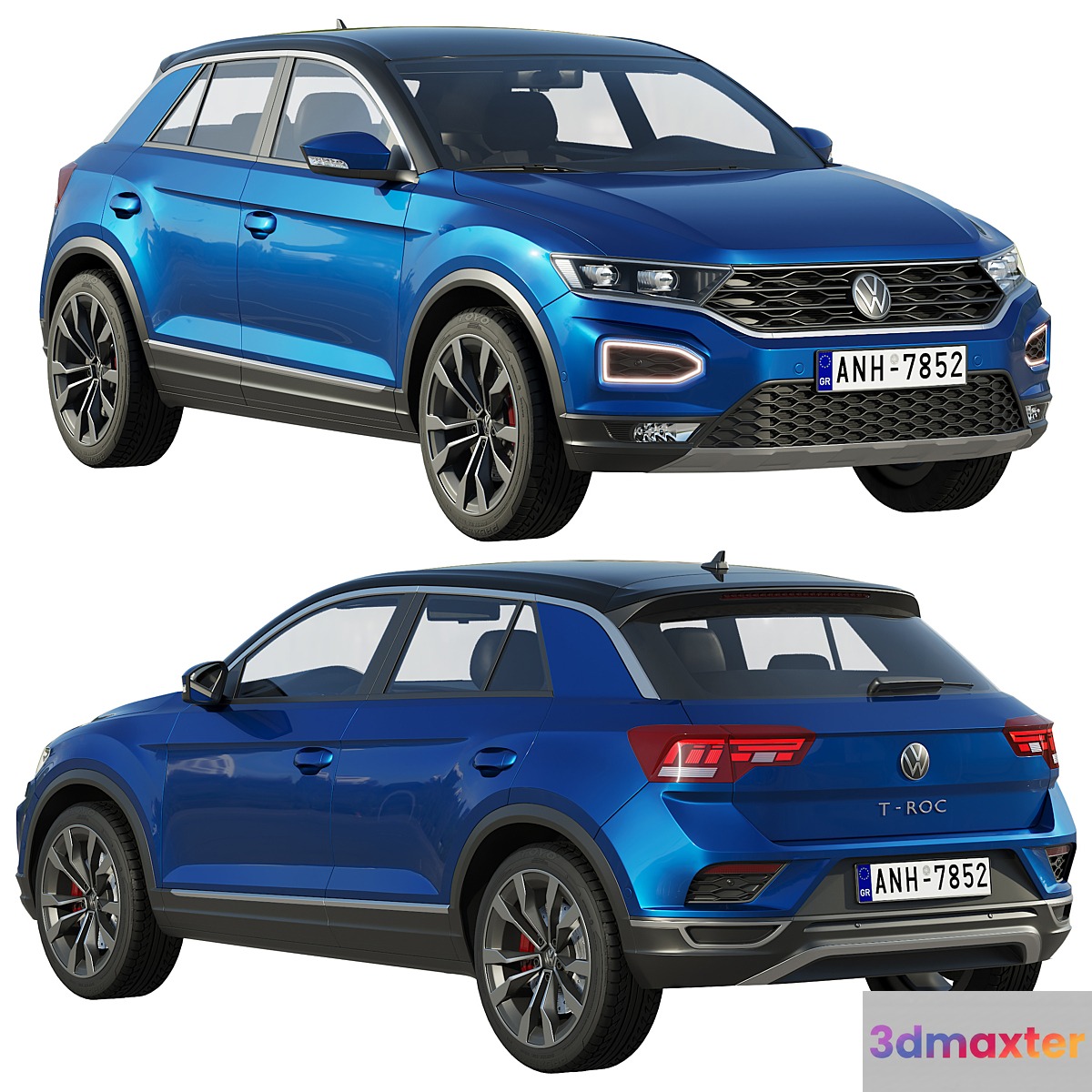 Volkswagen T-Roc 3D Max