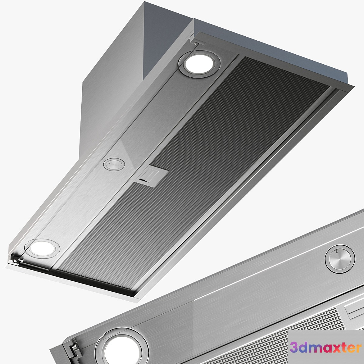built-in hood Boxin - by Elica 3D Max