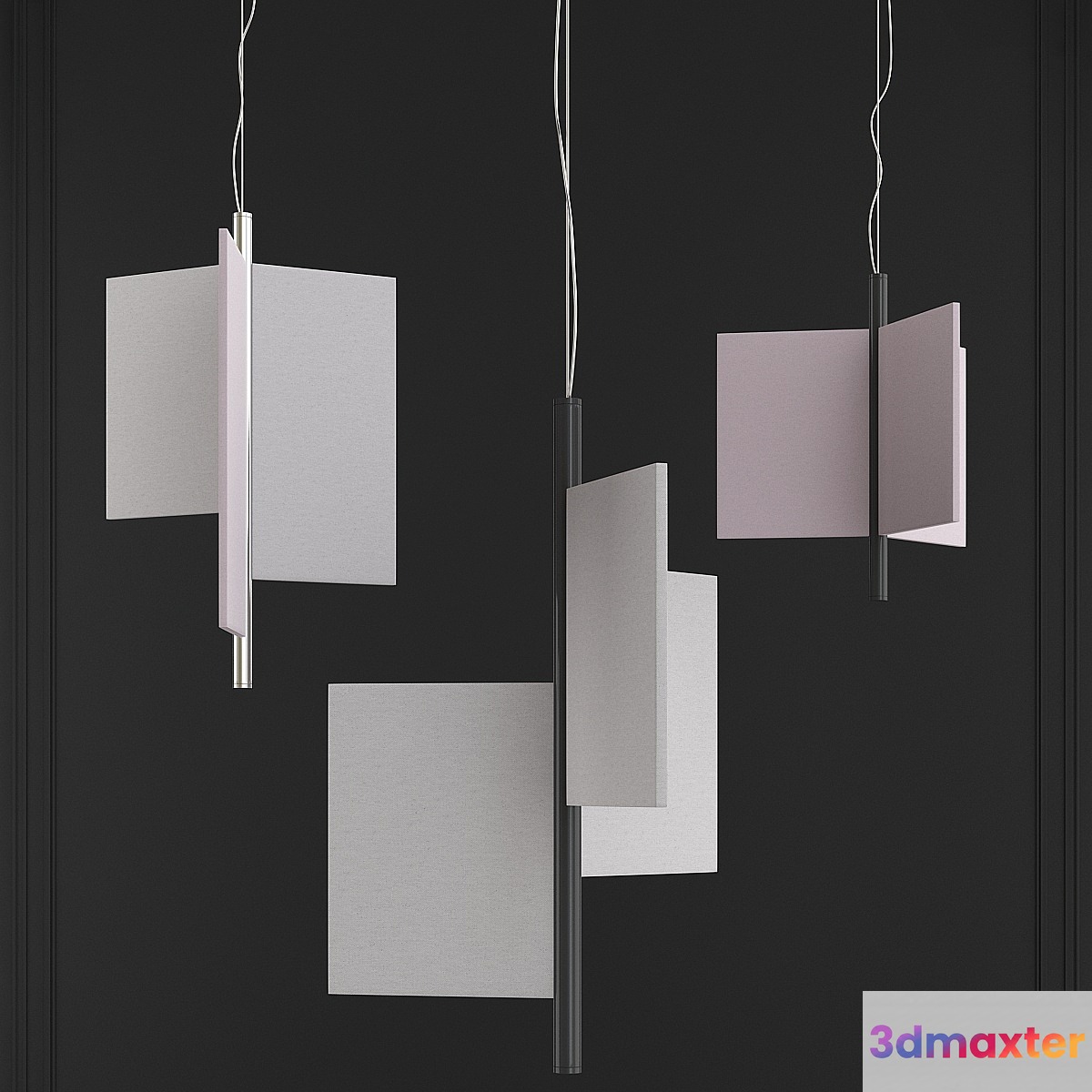 LUCEPLAN TRYPTA Direct-indirect light pendant lamp