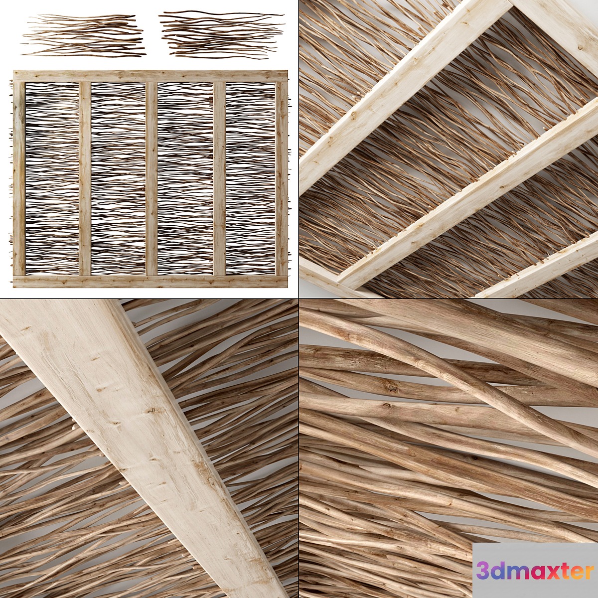 Branch dry old ceiling n1 3D Max