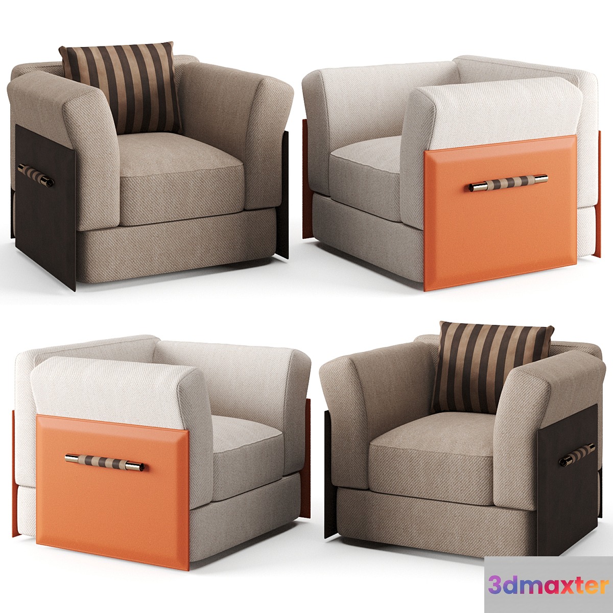 Fendi Casa Benson Tailor Armchair - No.3