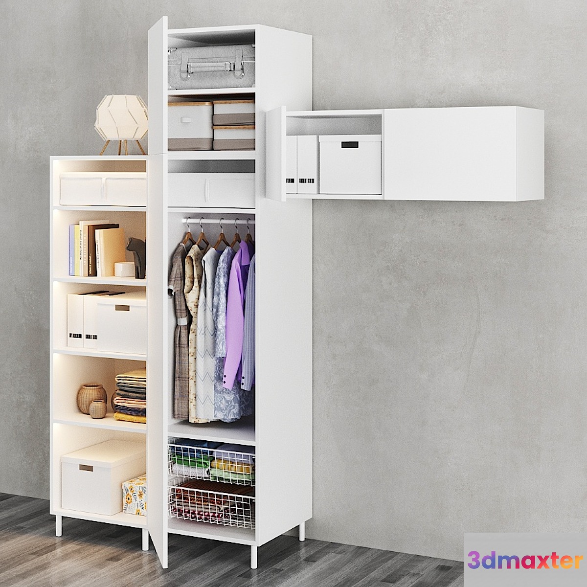 Ikea | Ophus Wardrobe 003 3D Max