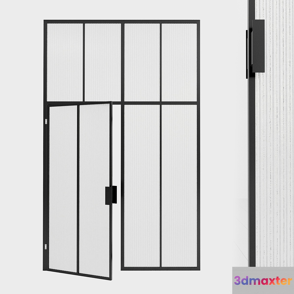 Glass partition. Door. 103