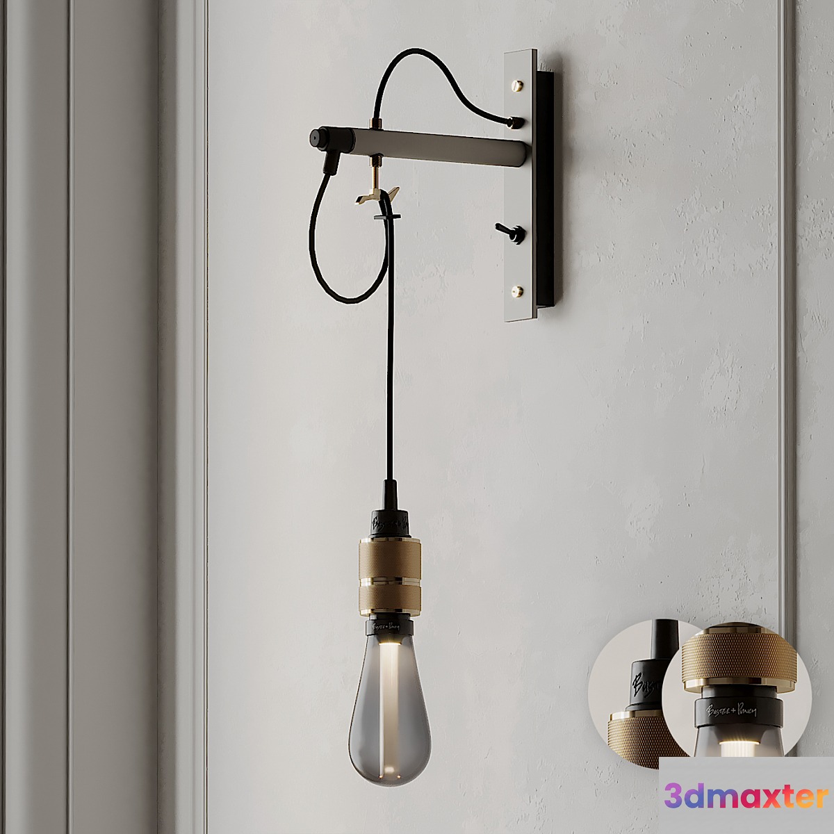 HOOKED wall light NUDE STONE from Buster and Punch - No.3