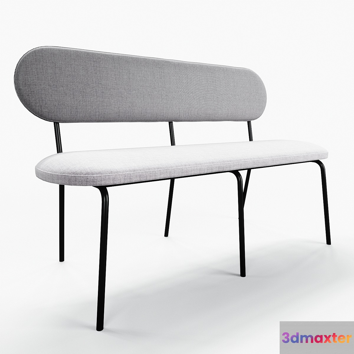 HKLiving - dining table bench gray