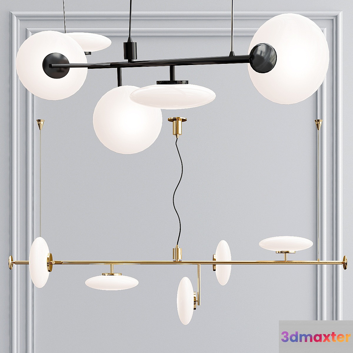 Mami Horizontal Pendant by Penta 3D Max