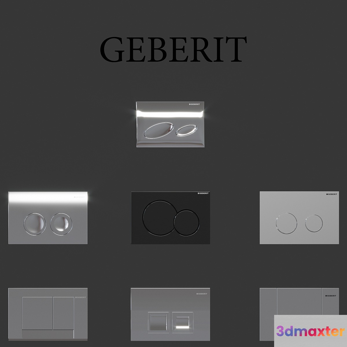 Geberit Flushing 3D Max