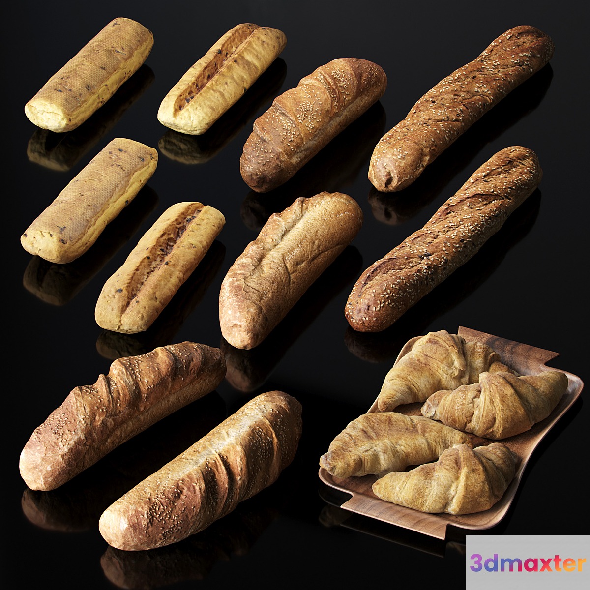 Bakery Set v2 3D Max