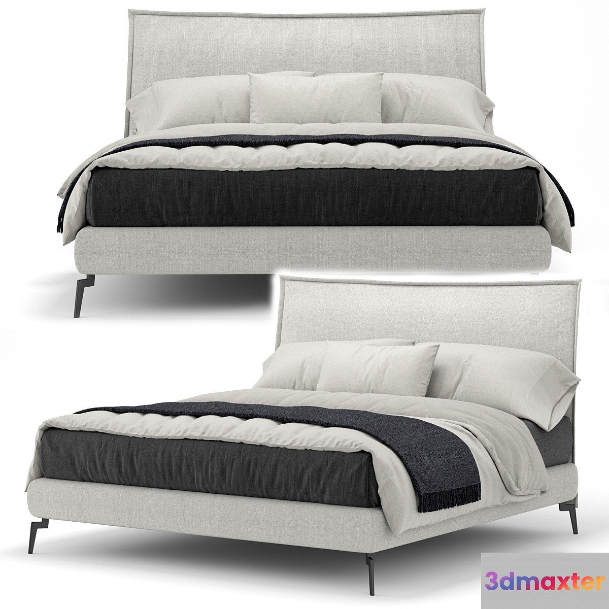 Bed Francis Alf 3D Max