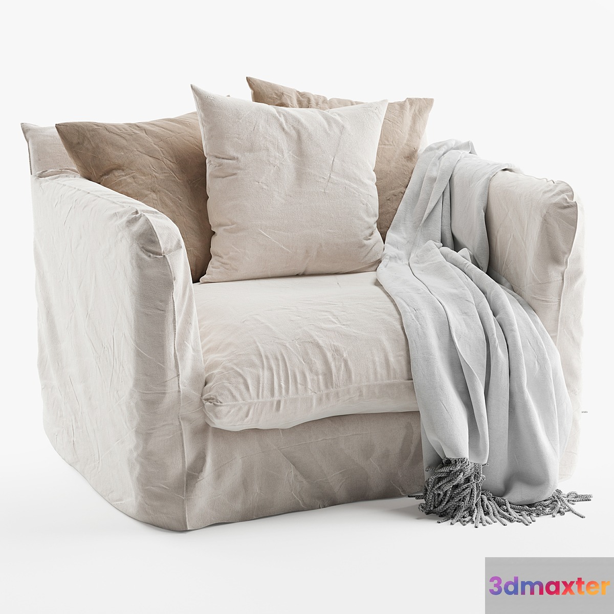 Singita Sofa One Seater 3D Max