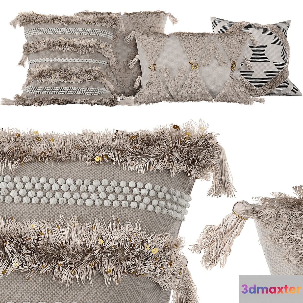Pillows boho set
