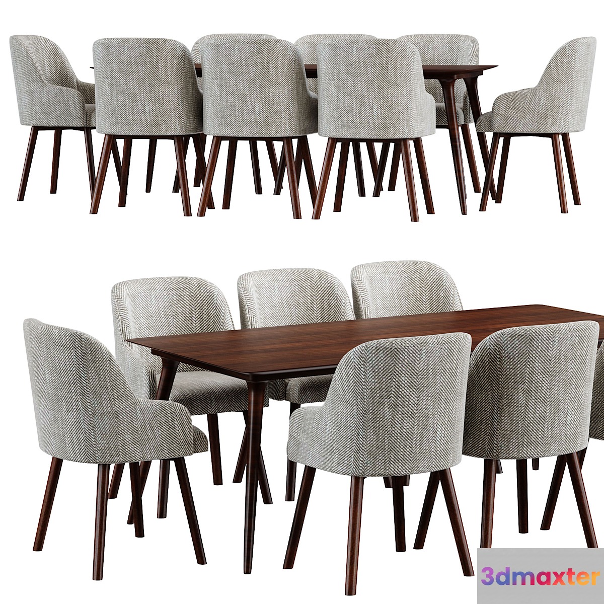 Saddle Swivel Office Chairs 3D Max