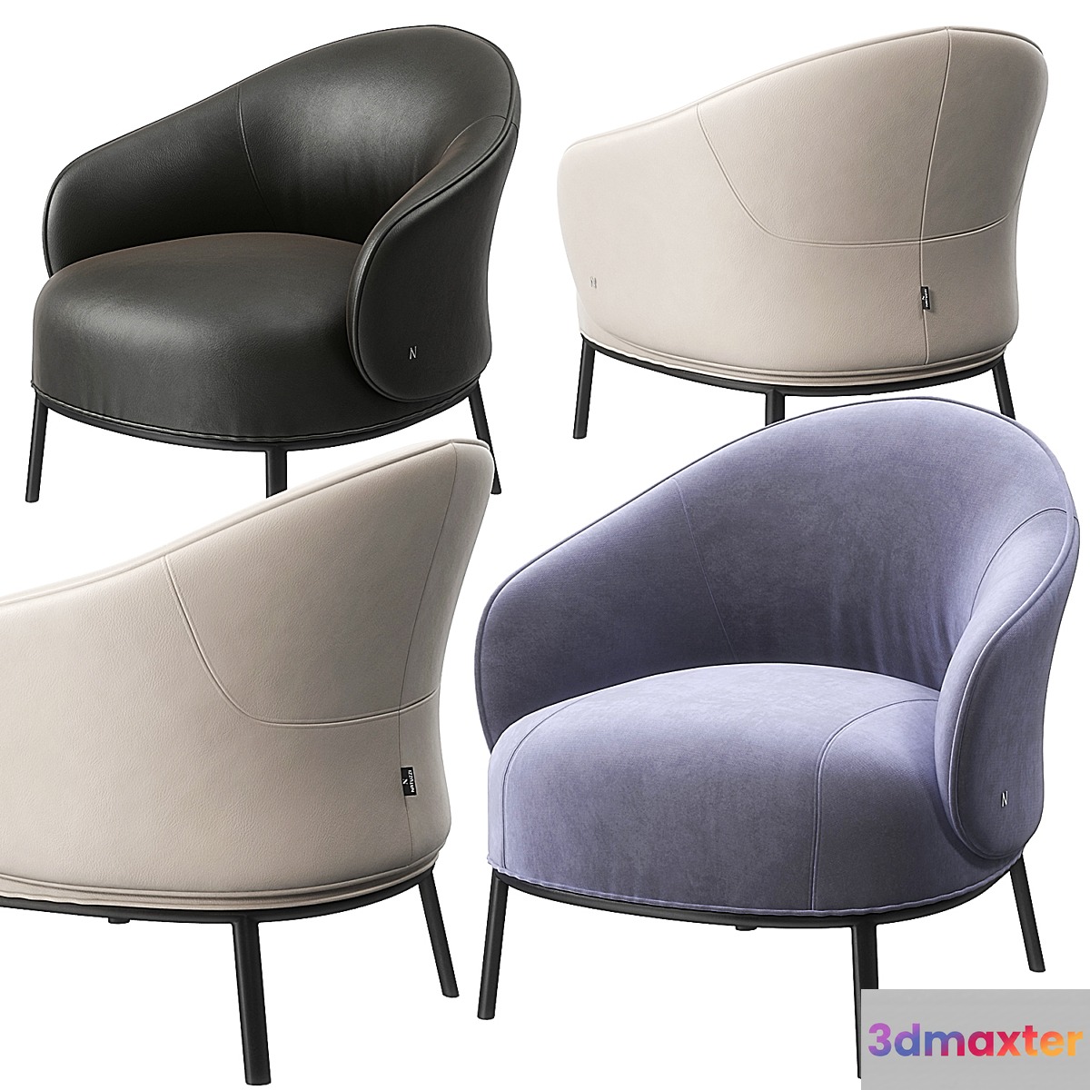 Botanic armchair by Natuzzi 3D Max