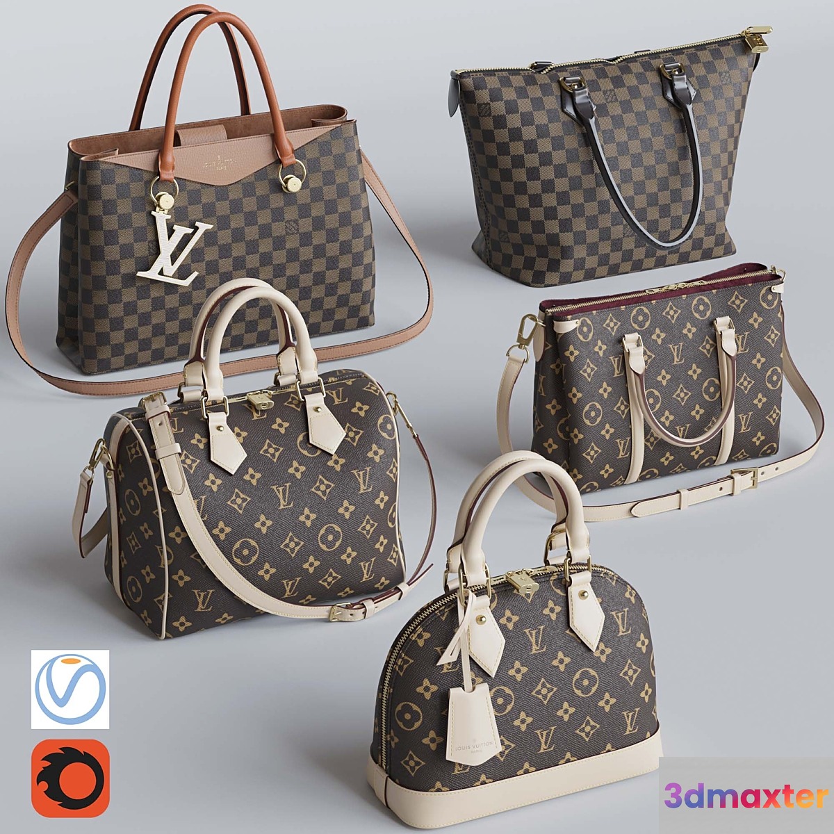 Bag Set 3. Louis Vuitton