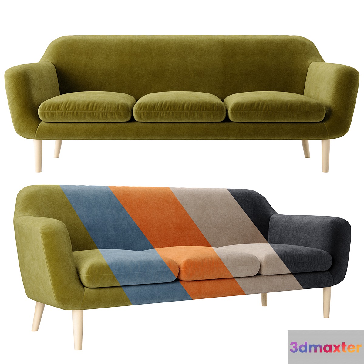 Sofa Denmark 3D Max