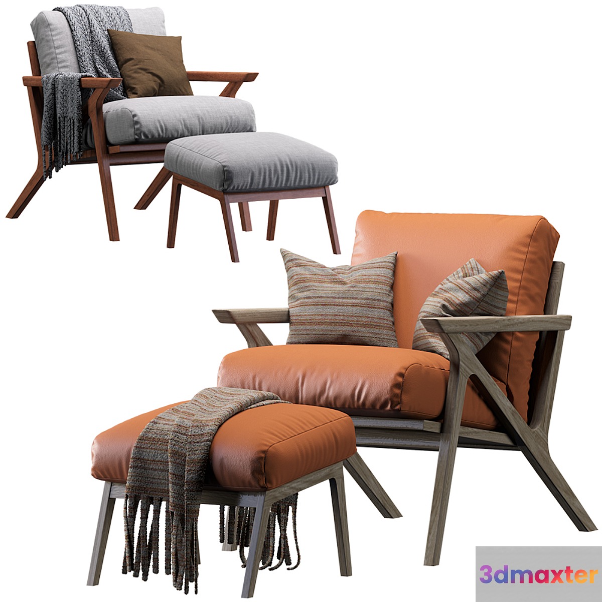 Otio Mist Lounge Chair 3D Max