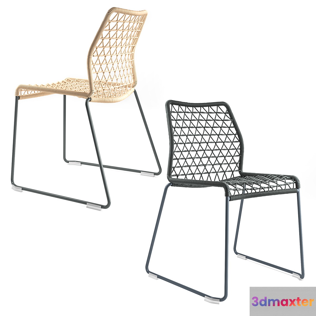Potocco Vela Chair Outdoor 3D Max