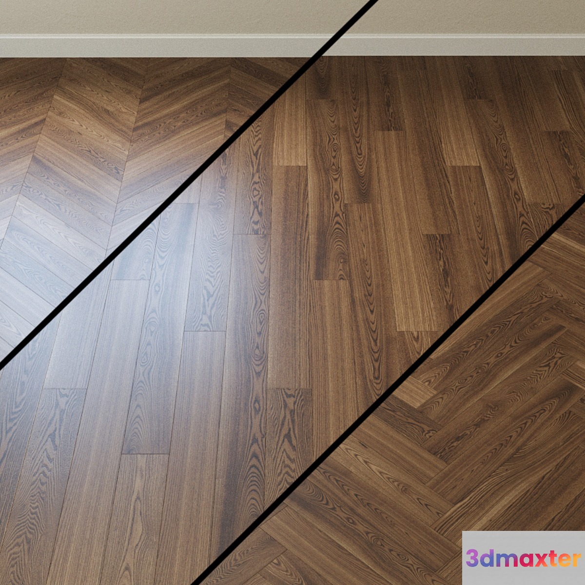 Parquet CEDAR Coswick. Inspire CANADIAN CEDAR NATURAL 3D Max