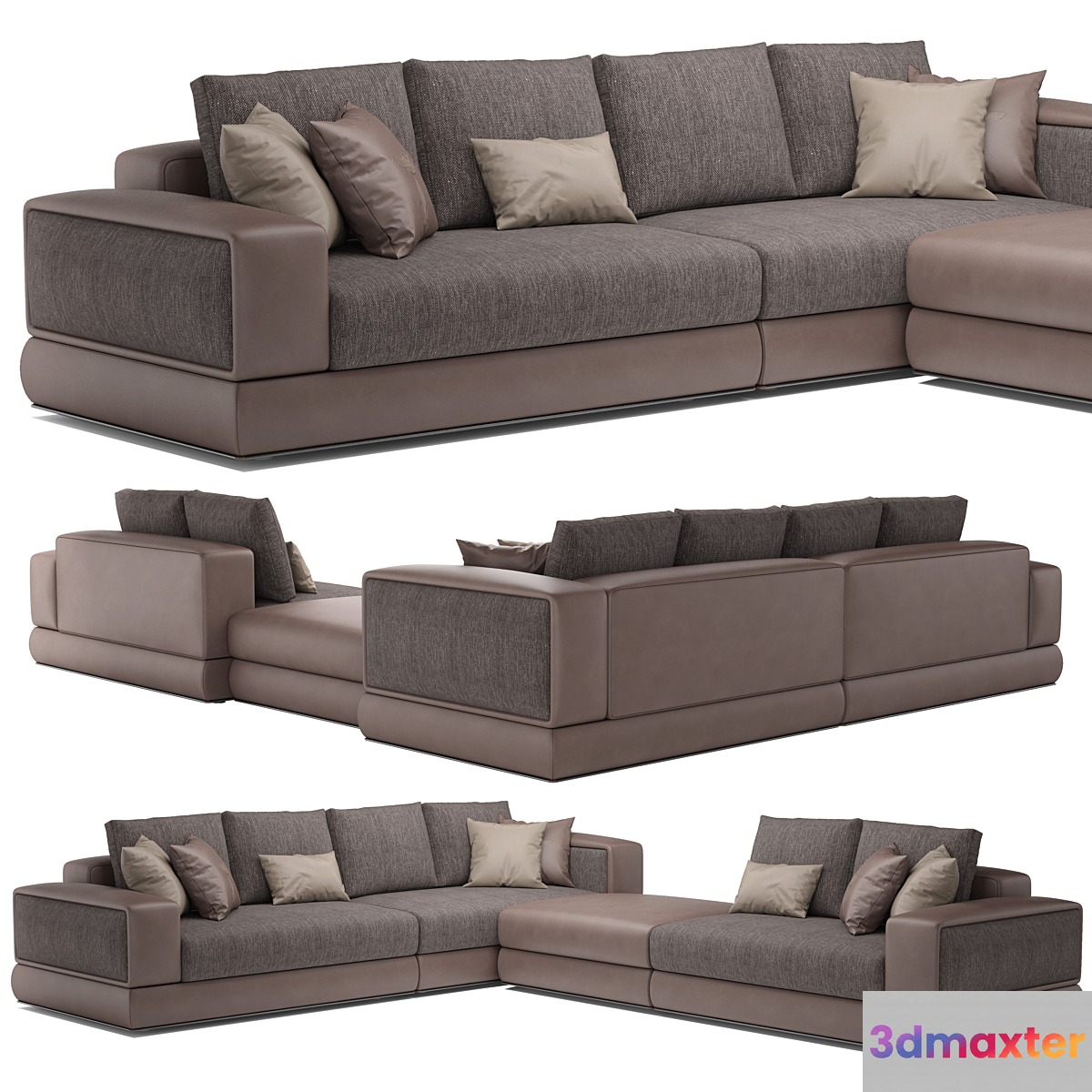 Bentley home westbury corner sofa 3D Max