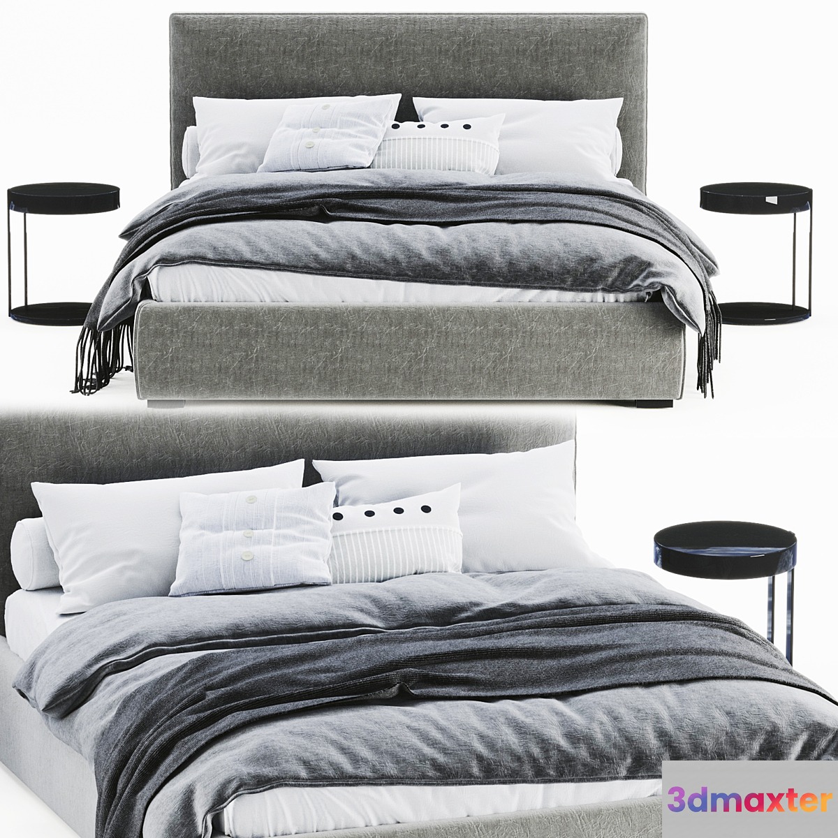 Bed Meridiani Stone Plus 3D Max