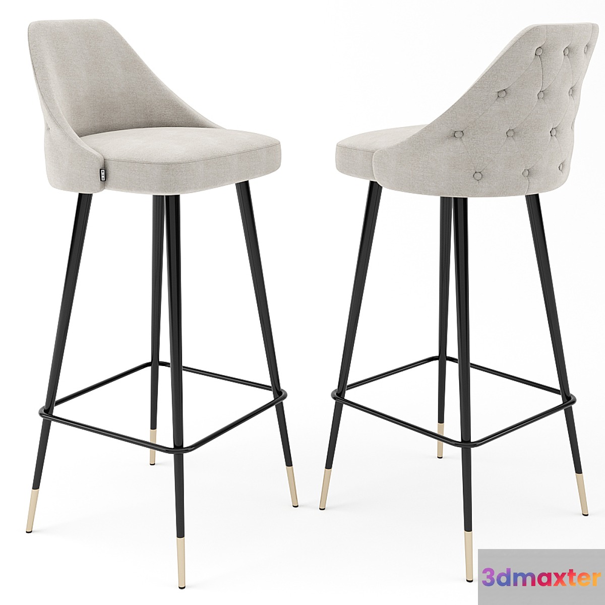 Eichholtz Bar Stool Cedro 3D Max