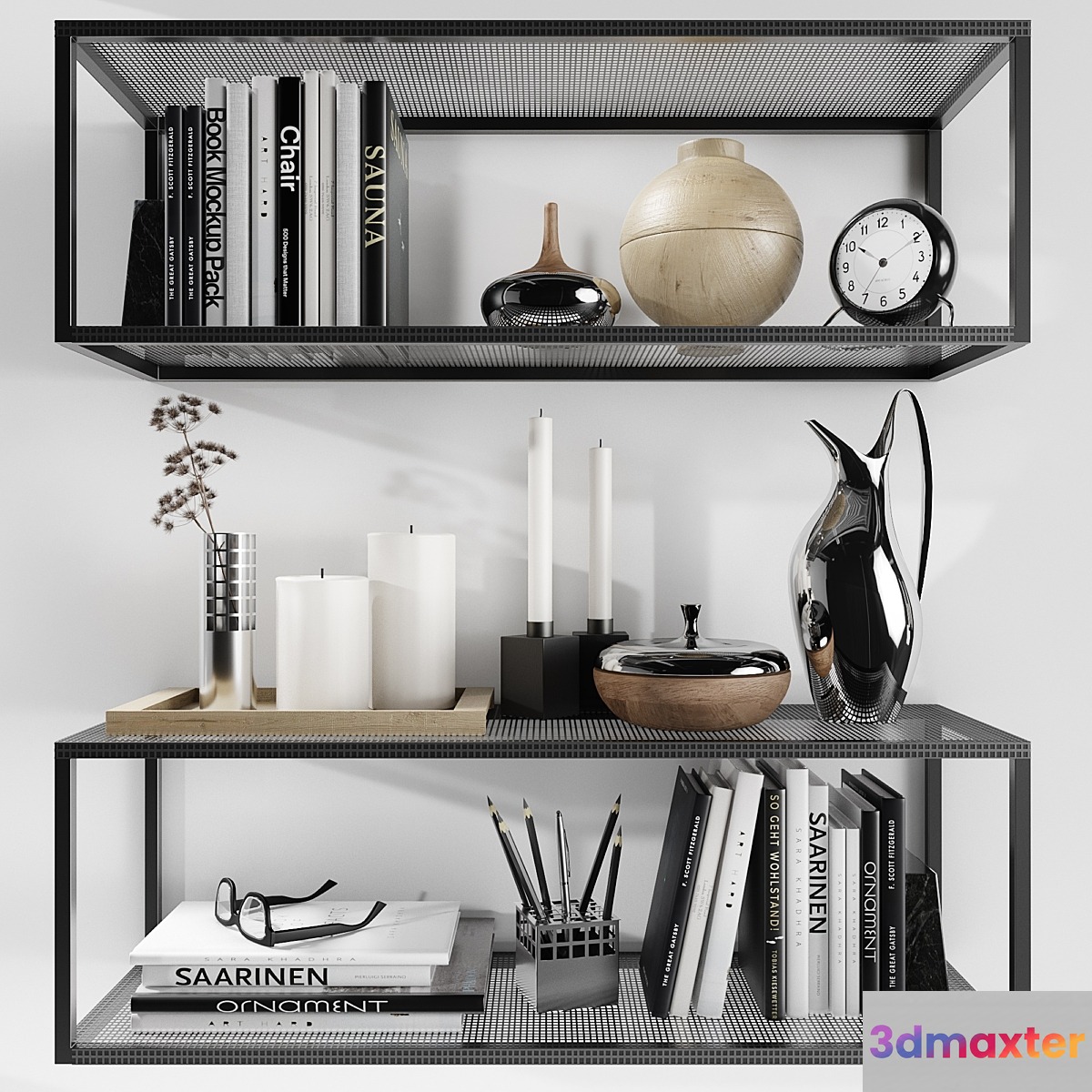 Shelves Kristina Dam with decorative filling - No.4