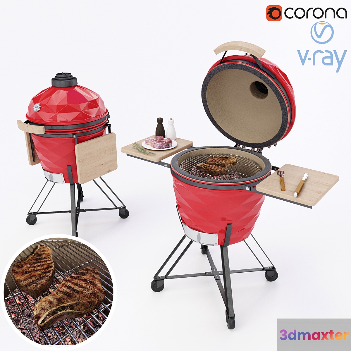 Camado_grill _ Camado Grill 3D Max