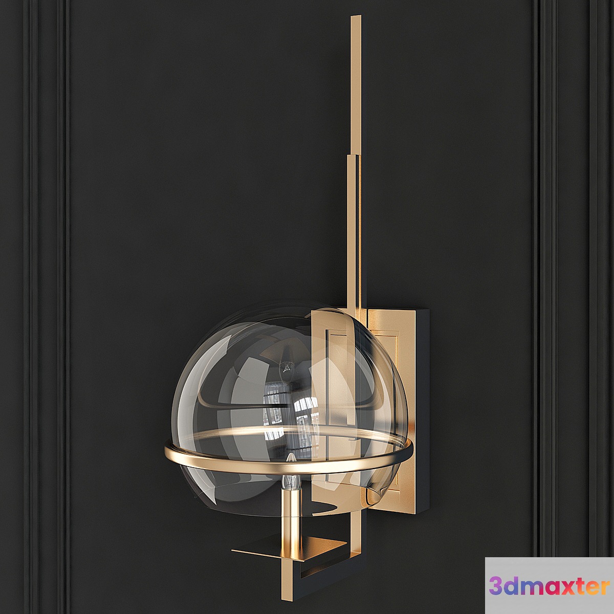 Saturn 1-Light Wall Sconce See More by Regina Andrew 3D Max