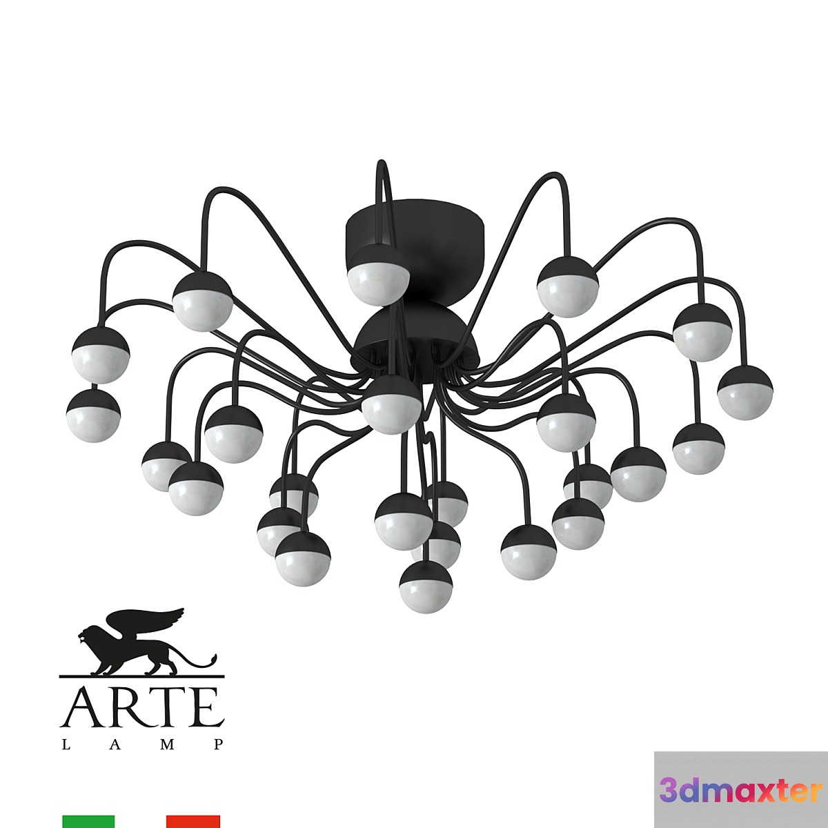 ARTE Lamp DEXTER A3619PL-24BK OM 3D Max